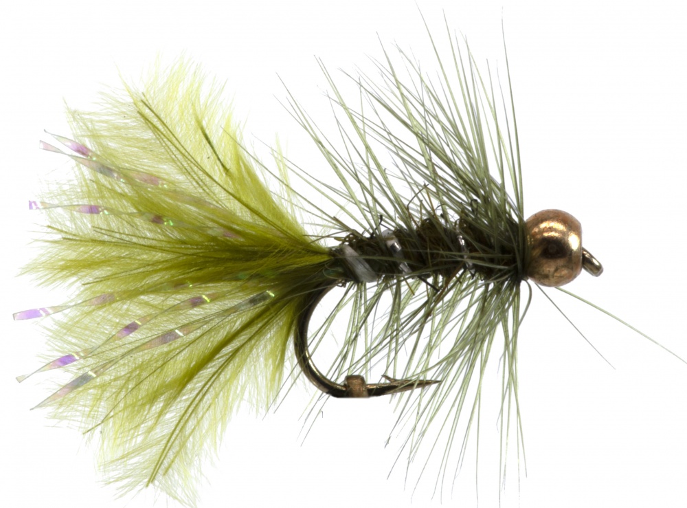 The Essential Fly Damsel Short Shank Beadhead Fishing Fly